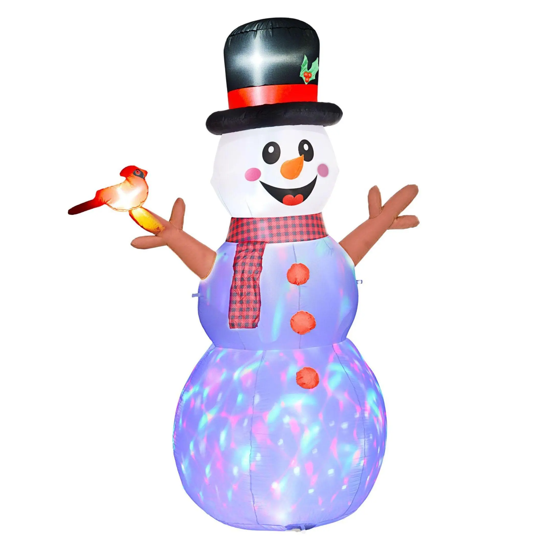 8ft Inflatable Christmas Decoration with LED Light - Outdoor Yard Holiday Decor default