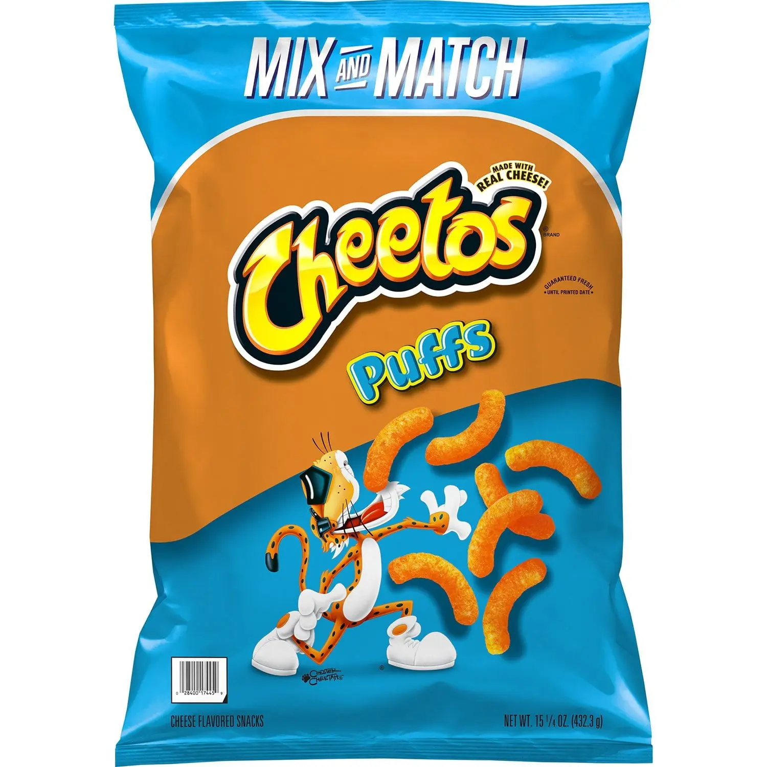 Cheetos Puffs Cheese Snacks 15.25 oz Mix and Match Real Cheese Flavored Crispy Snacks Perfect for Snacking
