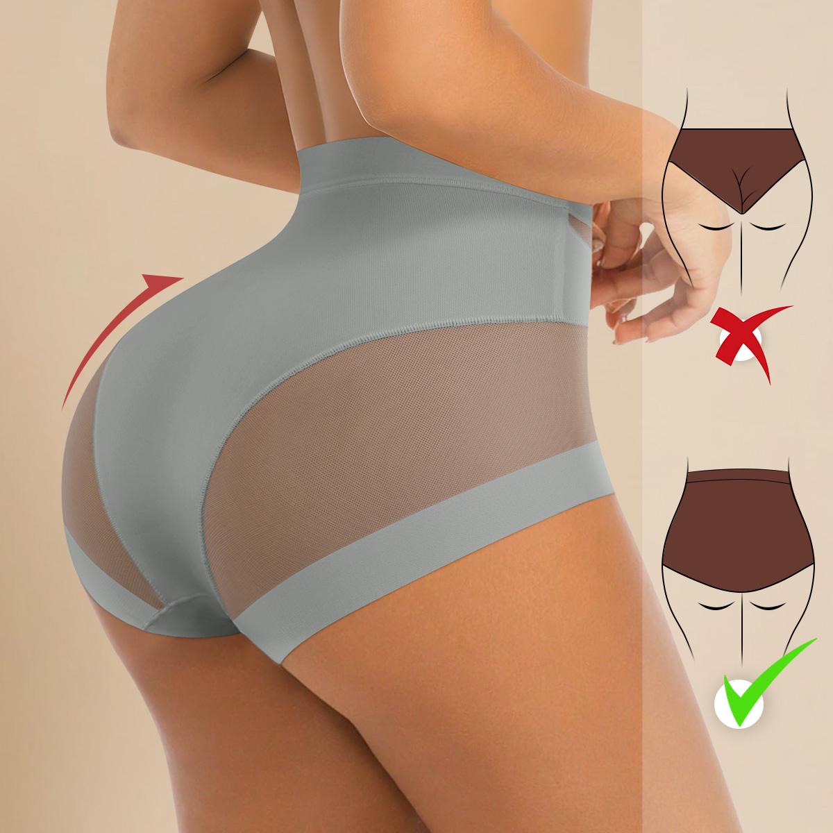 Morelect Logo 5/7/10 Pcs High Waist Panties for Women, Lightweight Mesh Cheeky Briefs, Breathable No Show Underwear, Comfy Everyday Logo Undies SpringStatements