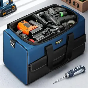 Large Capacity Tool Bag, Multi-pocket Convenient Tool Pockets Modular Storage System, Durable Impact Resistant Tool Organizer, Portable Tool Storage Bag for Home & Office, Tool Pouch, Tool Organizing Bag