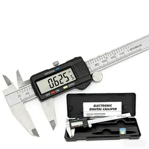 6" Digital Caliper Heavy Duty Stainless Steel Vernier Caliper with Large LCD Screen ±0.001" Precision Measuring Tool Inch/Metric Conversion Auto-Off for DIY Woodworking Workshop