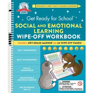 Get Ready for School: Social and Emotional Learning Wipe-Off Workbook
