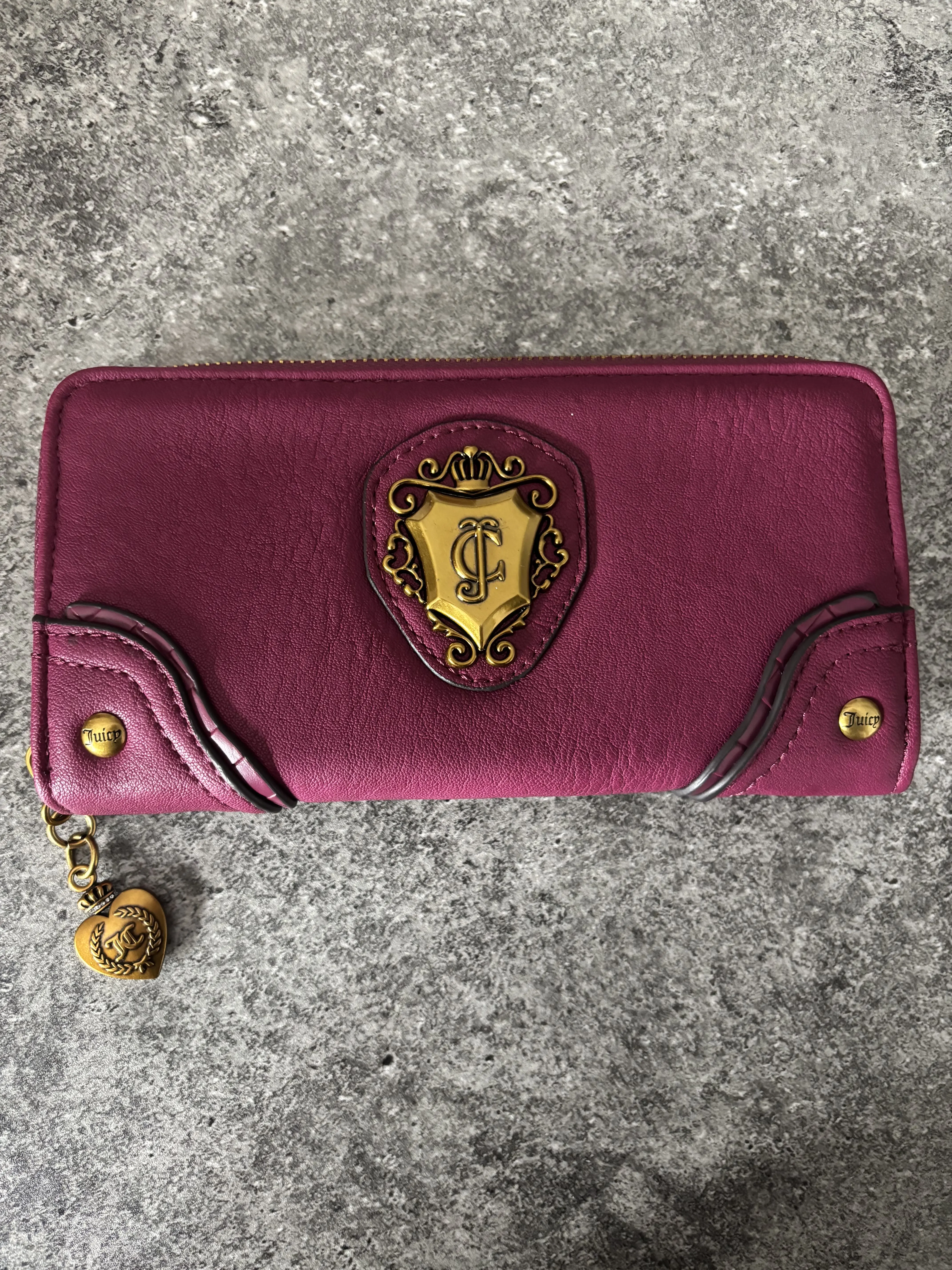 Juicy Couture Y2K Wallet - Durable Material, Sleek Design, Perfect for Everyday Use, Holds Cards & Cash, Easy to Carry