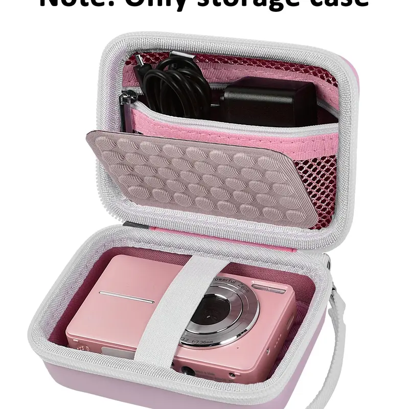 Digital Camera Storage Bag, Portable Compact Camera Pouch, Camera Carrying Storage Bag for Outdoor Travel, Zipper Travel Organizer for Outdoor Travel, Travel Essentials, Photography