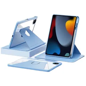 Protective Case 10.2 Inch 7/8/9th Gen, Smart Sleep Pad Pro, 360 Degree Rotating Stand with Pen Slot, Durable Anti-Drop Cover for iPad 10/11th 10.9 Inch, Tablet Protective Cover, Ipad Accessories