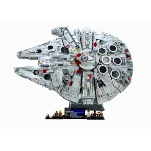 Acrylic Angled Display Stand Compatible with LEGO® 75192 Millennium Falcon (UCS) - Set Not Included
