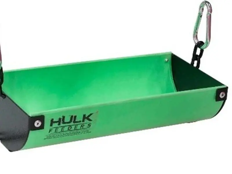 Hulk Feeders Swine Showman Size 16" Strongest Most Durable Hanging Pig Feeder Hulk for Showman Use