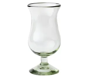 10 Strawberry Street Clear Mexican Glass, Hurricane