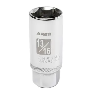 ARES 11019 - 13/16-inch 3/8-inch Drive Magnetic Spark Plug Socket