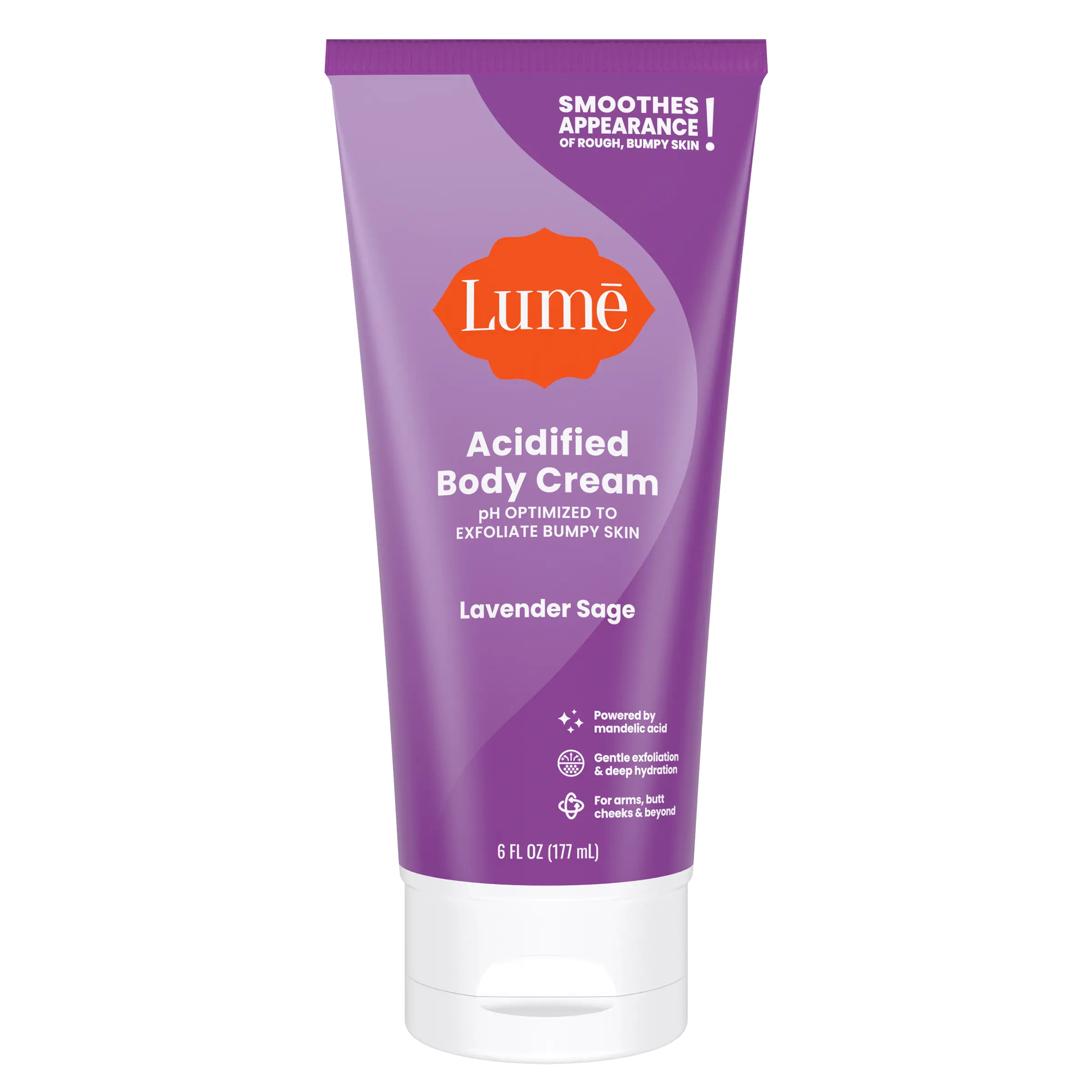 Lume Acidified Body Cream Lotion - Exfoliating Bump Skin - Hydrating Formula for Daily Comfort Lume Acidified Body Cream Lotion - Exfoliating Bump Skin - Hydrating Formula for Daily Comfort