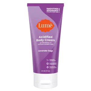 Lume Acidified Body Cream - Exfoliating Bump Skin - Hydrating Formula for Daily Comfort