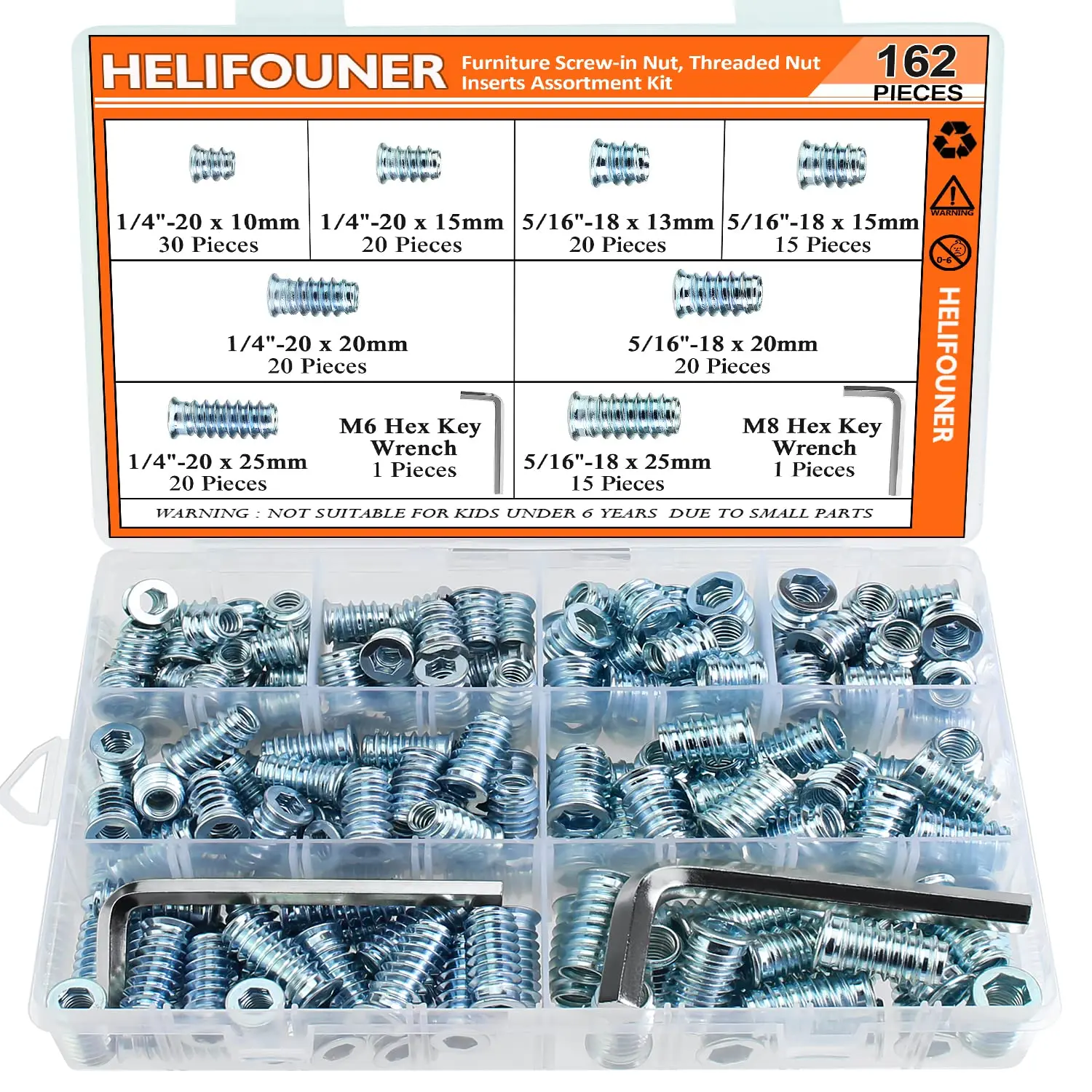 1/4"-20 + 5/16"-18 Assortment Kit