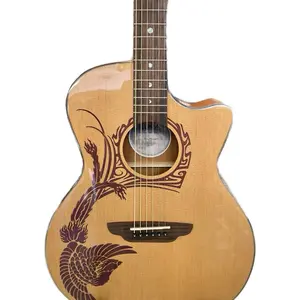 Luna Oracle Phoenix Spruce Acoustic/Electric OCL PHX SPR - Natural