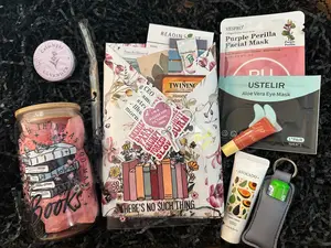 The Affair- Blind Date With A Book Ultimate Bundle Includes Glass Cup Face Mask Lip Gloss Hand Cream & More Variety Box Gift Basket Set