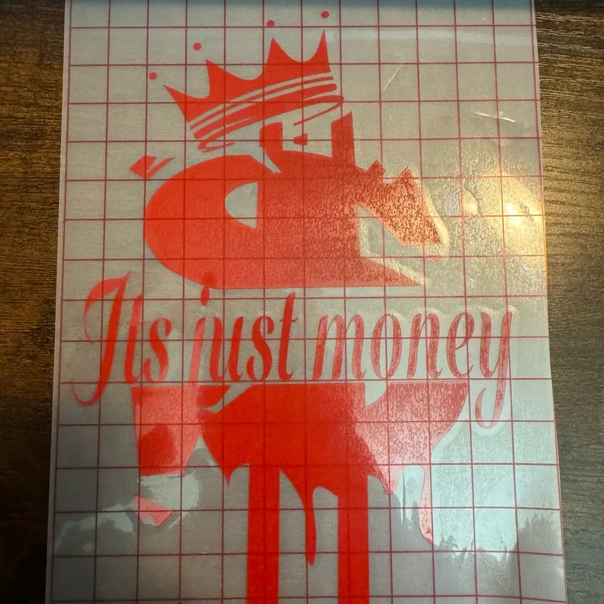 It’s just money sticker