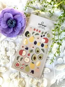 Suatelier Fresh Fruit Stickers for Planner and Journal Decorative Use