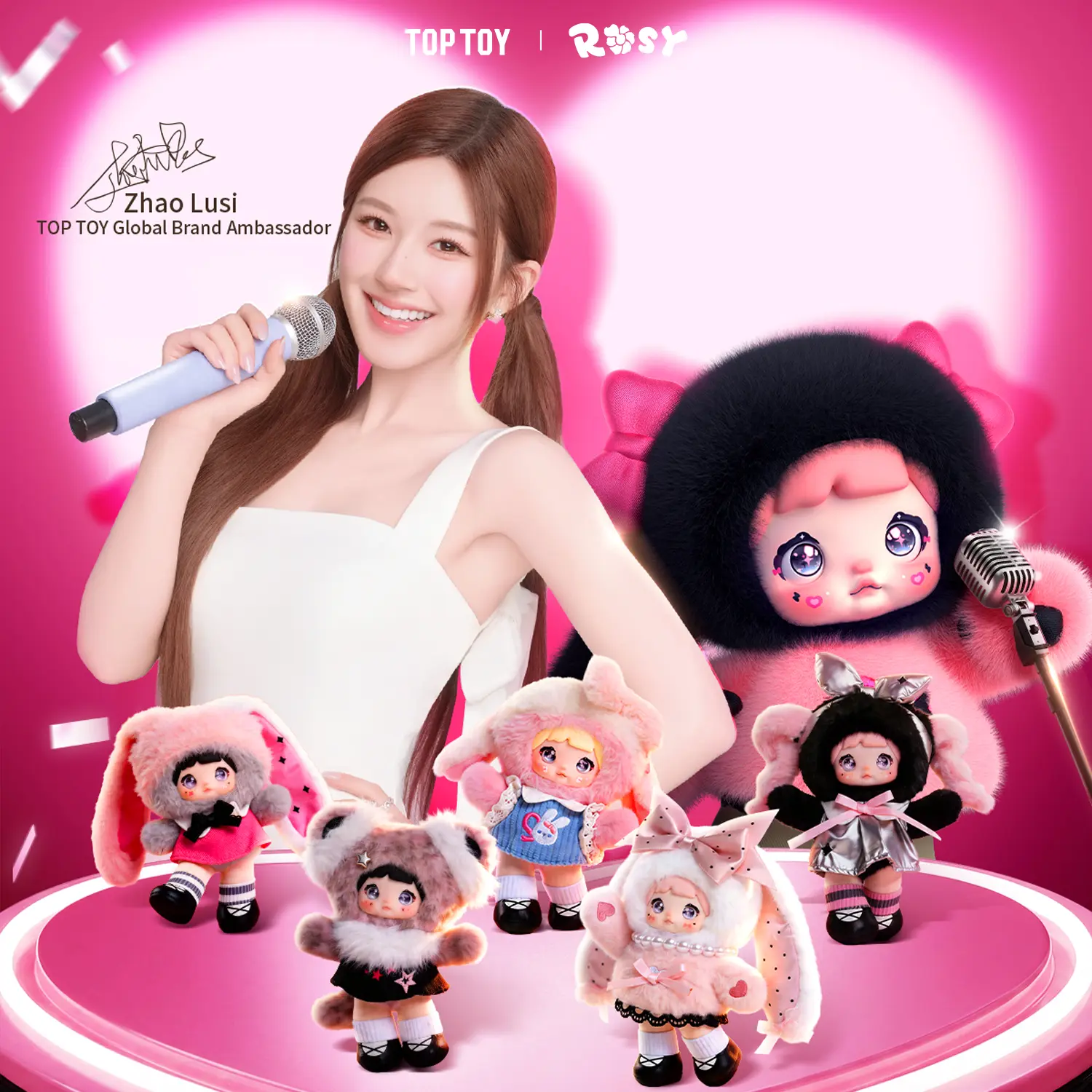 [TOPTOY] Nommi Pinky Energy Series Plush Doll Blind Box - Perfect Holiday & Birthday gift, Cute Collectible Dolls summerfinds graduation tiktokshopbacktoschool