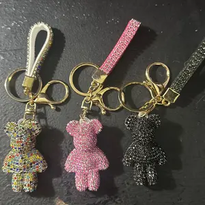 Always On Defense Bedazzled keychain bears