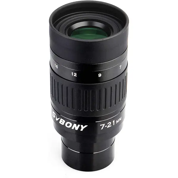 SVBONY SV135 Zoom Eyepiece, Zoom 7 to 21mm 1.25 Inch Telescope Eyepiece, 6 Element 4 Group Telescope Accessories for Astronomic Telescopes Visual