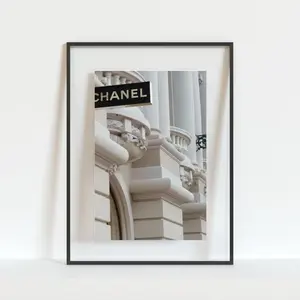 Luxury Wall Art Print, Chanel Poster