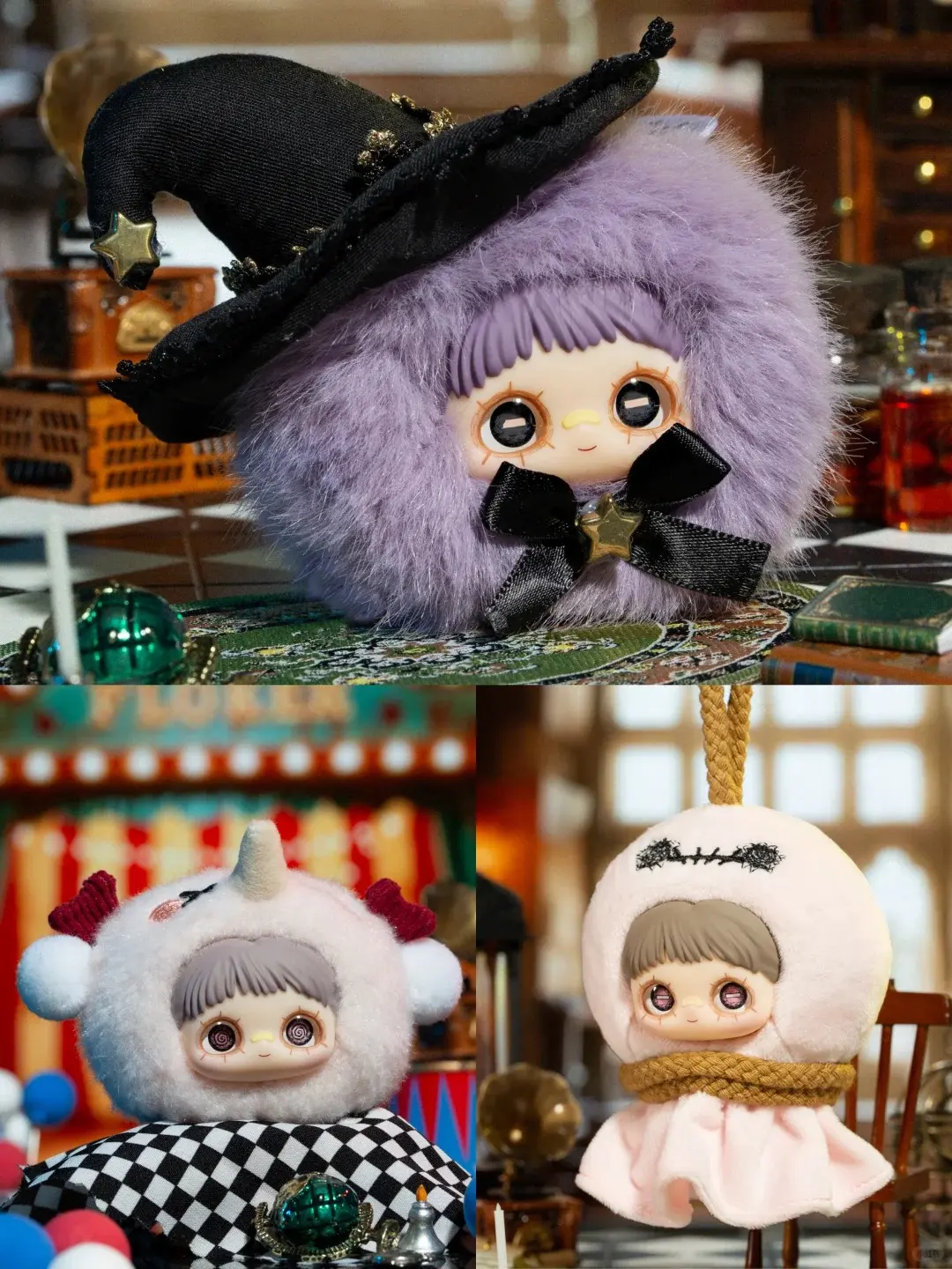 MayMei Crazy Circus Series Soft Stuffed Animal Plush Blind Box, Collectible Figurine for Entertainment, Ideal for Stuffed Animals & Blind Bag Collecting