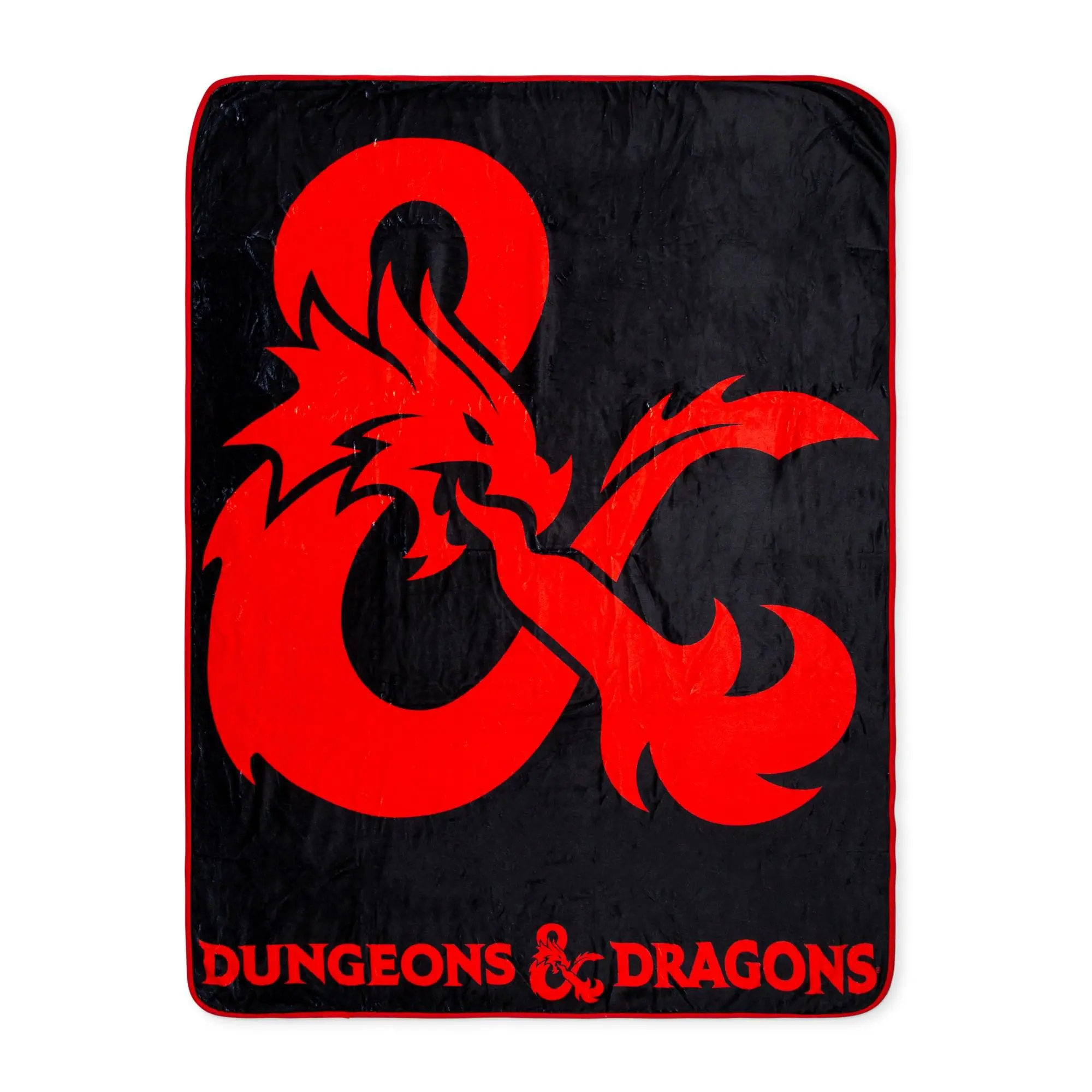 Dungeons & Dragons Logo Fuzzy Fleece Warm Throw Blanket for Bed, 45x60 in, Fuzzy Fleece Blanket