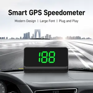 【DealsForYou】Car Head Up Display GPS Speedometer HUD, Digital MPH Odometer for Cars Trucks SUVs Motorcycles, Plug and Play Automotive Accessories