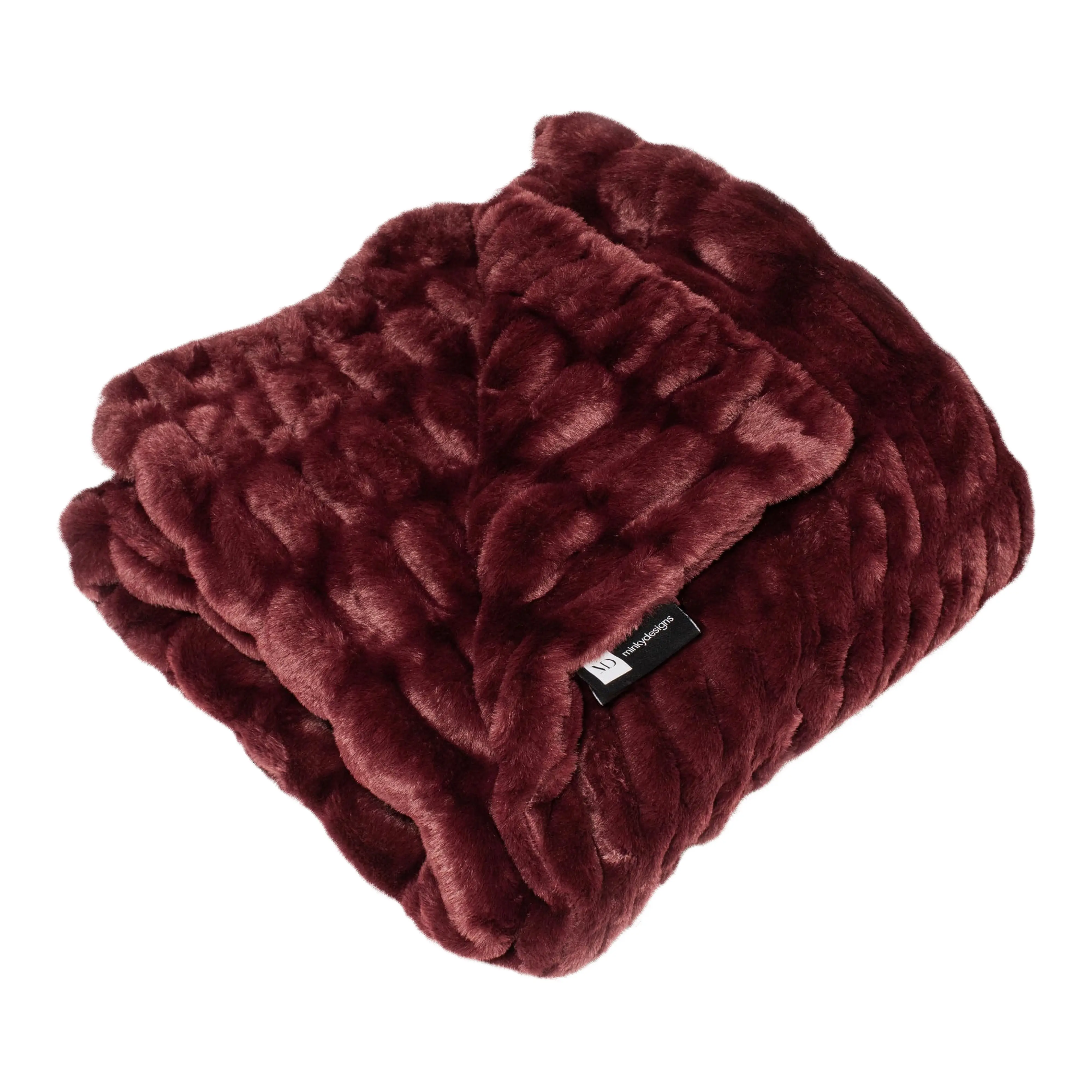 Berry Wine Minky Blanket