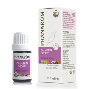 Calm Skin Drops 5ml – Organic Essential Oil Blend for Sensitive Skin – Soothing Redness & Irritation Relief