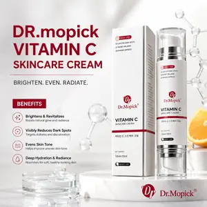 Dr.Mopick Advanced Vitamin C Brightening Complex Dual Chamber Niacinamide Serum Day Night Hydrating Face Care Moisturizer Skin Repair