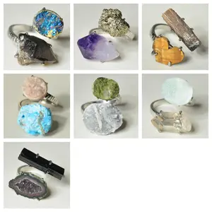 [No.418-424 Tray #15]Unique handmade crystal ring