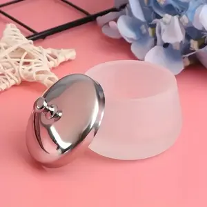 Clear Easy-to-Clean Nail Polish Remover Container for Salon & Home Use, Hygienic Manicure Tool for Hands, Feet & Nail Care