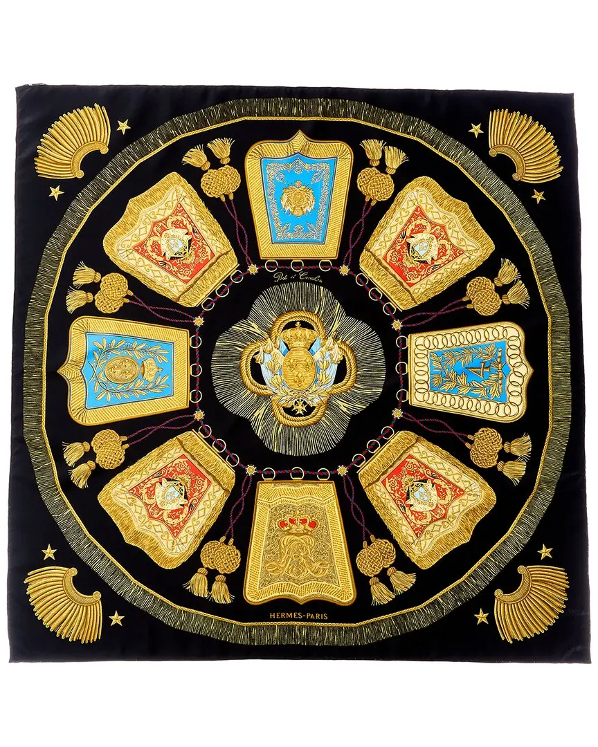Hermès Poste et Cavalerie Joachim Metz Silk Scarf (Authentic Pre-Loved)