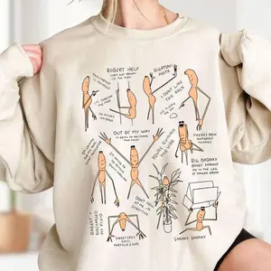 Marcus The Worm Sweatshirt, Marcus Meme Shirt, Funny Meme Robert Help Sweater, Brain Rot Humor Shirt, Cute Marcus Internet Humor Tee