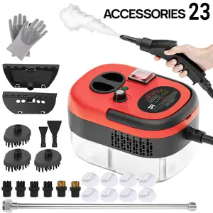2500W Deep Cleaning Steam Machine - 6 Speed Heavy Duty Steamer for Kitchen, Tile & Carpet - 1.2L Tank Fast Heat