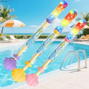 2026 Rainbow LED Water Blaster with Fireworks Spray Effect, Glowing Pool Toy for Kids & Adults, High Volume Squirt Gun, Backyard & Beach Outdoor Fun, Birthday Party Summer Essentials, Durable & Easy to Use