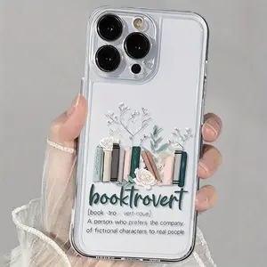 Creative book lover's book-style pattern phone case, TPU anti-drop full protection case, suitable for iPhone 17/16/15/14/13/12/11 PRO PROMAX PLUS AIR X XSMAX, is an ideal gift for friends and family, TK339