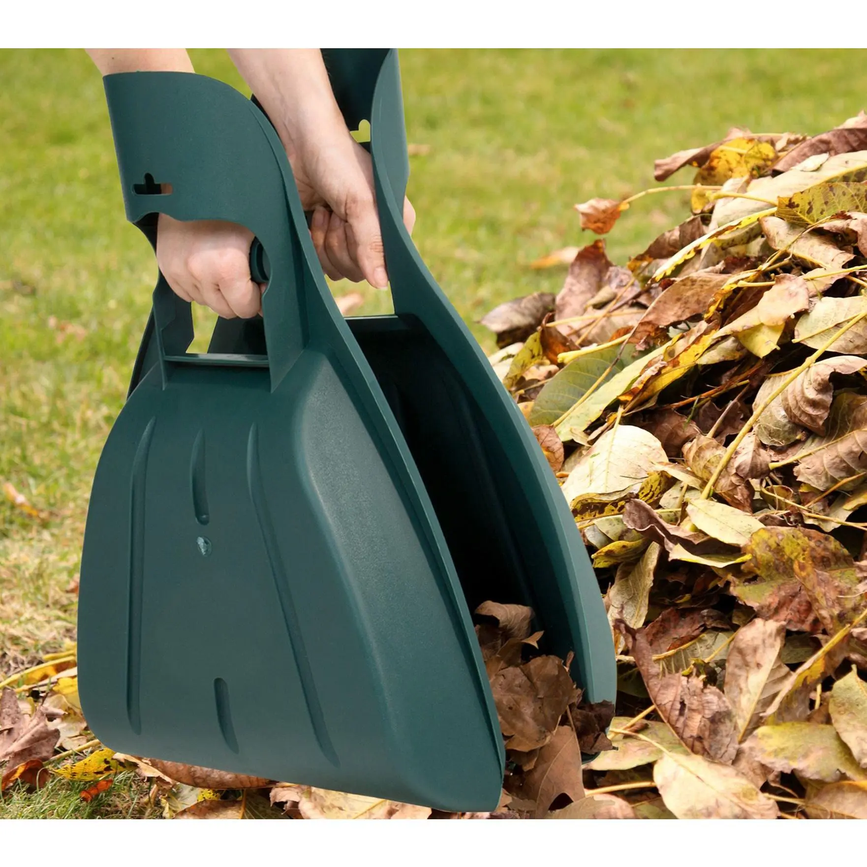 Nature Spring Leaf Scoops- Large Hand-Held Rakes Nature Spring Leaf Scoops- Large Hand-Held Rakes