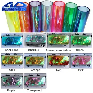 30x60cm Car Color-Changing Film Car Styling Chameleon Headlight Taillight Vinyl Tint Sticker Light Film Wrap for Car Accessories