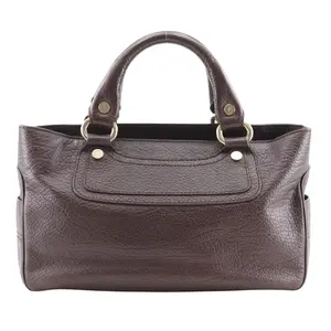 Pre-owned Celine Calfskin Shoulder Bags Leather Boogie Bag Handbag