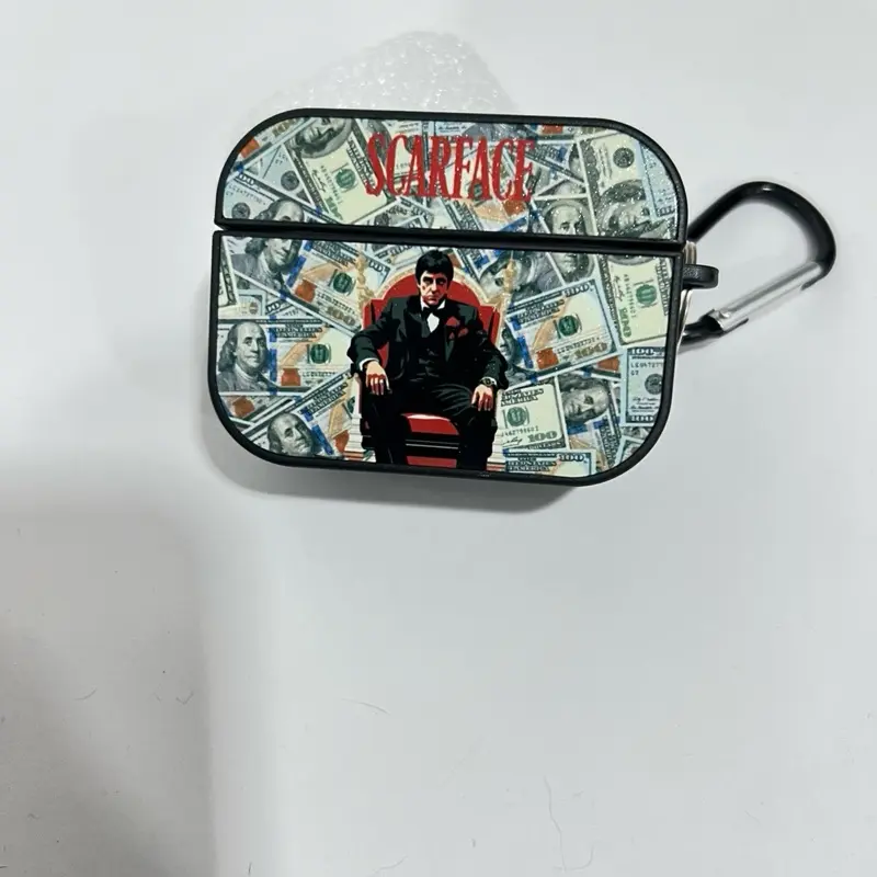 Scarface AirPod Pro Case with Carabiner - Protective Cover for AirPods Pro