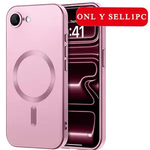 Magnetic for iPhone X XS XR XS Max 7 8 SE2 SE3 7Plus 8Plus 15 14 13 12 11 Pro Max Case, Shockproof Cellphone Casing, Shockproof TPU Cover Protective Slim Fit Anti-Fingerprint Phone Case with Camera Protection