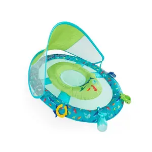 Swimways Infant Baby Spring Water Pool Floats 9-24 Months Built-In Valve, Green