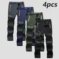FallFreshness Men's Waterproof Insulated Fleece-Lined Plain Fitted Casual Thermal Pants with 4 Zippered Pockets, Non-Sheer, Machine Washable for Winter Ski, Snow Hiking Adventures,sohochic