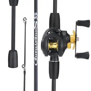 Sougayilang 1.8m/6ft Fishing Rod and Fishing Reel Casting Set 5 Color 7.2:1 High Speed Gear Ratio Baitcasting Reel FishingCombo with Fishing Lures and Line Fishing Tackle Full Set Equipment OutdoorSports bri olsen chatterbait