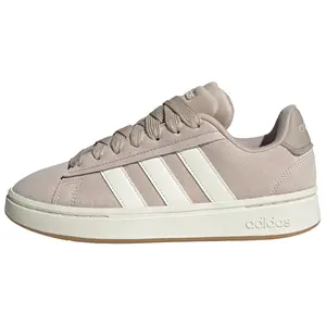 Adidas Grand Court Alpha 00S Women's Low-Top Tennis Shoes in Pink and White, Comfortable, Versatile, Cushioned, Lightweight Trending Shoes, House White Official Shoes to Get / Maison Mihara