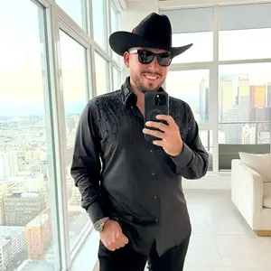 VINE  RHINESTONES LONG SLEEVE (SLIMFIT)