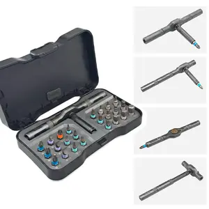 24 in 1 Magnetic Ratchet Screwdriver Set, Pocket Portable Hand Tools, DIY Compact Home Repair Tool Box with Interchangeable Bits, Switchable Multi-Tool Kit