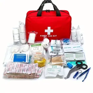 22pcsFamily small medical kit First Aid kit Car small portable emergency kit Handheld emergency kit Medical aid kit Car emergency travel first aid lightweight and easy to carry