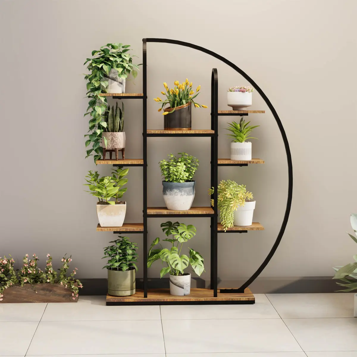 Walnut+black + MDF+Metal + Chinese + Modern